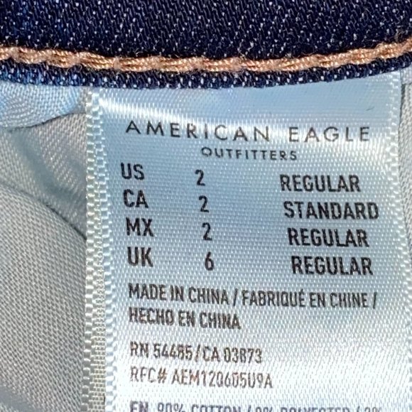 American Eagle Super HR Jegging Crop Jeans 2 - Picture 13 of 13